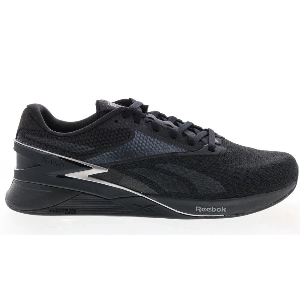 Men's 7 Reebok Nano X3 Core Black Pewter Shoes Sneakers Cross Train Women's 8.5 - Picture 11 of 11